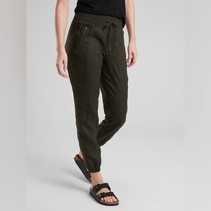 Athleta Cabo Linen Joggers